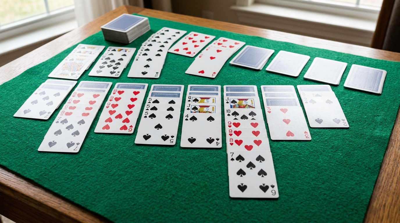 two suit spider solitaire repairs illustration for Spider Solitaire 2